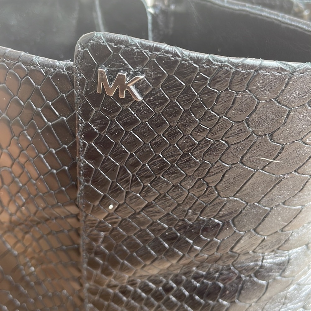 Michael Kors Snakeskin Ankle Boots Size 10M - Picture 5 of 15